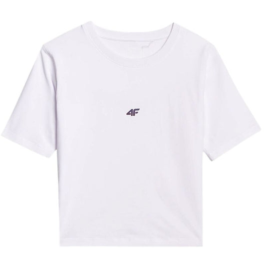 Women's T-shirt 4F F2971 white 4FWAW25TTSHF2971 10S In preparation Your Sports Performance