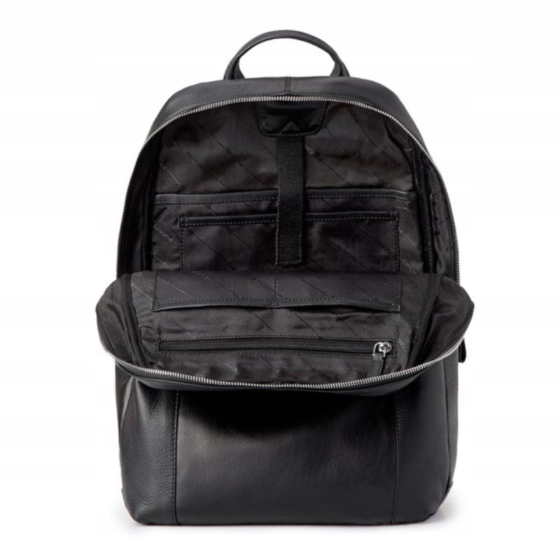 Puccini Royal Collection Men's Leather Backpack for 15.6" Laptop Black - LGD6323-1 Akcesoria i sprzęt koszykarski/Torby i plecaki Your Sports Performance