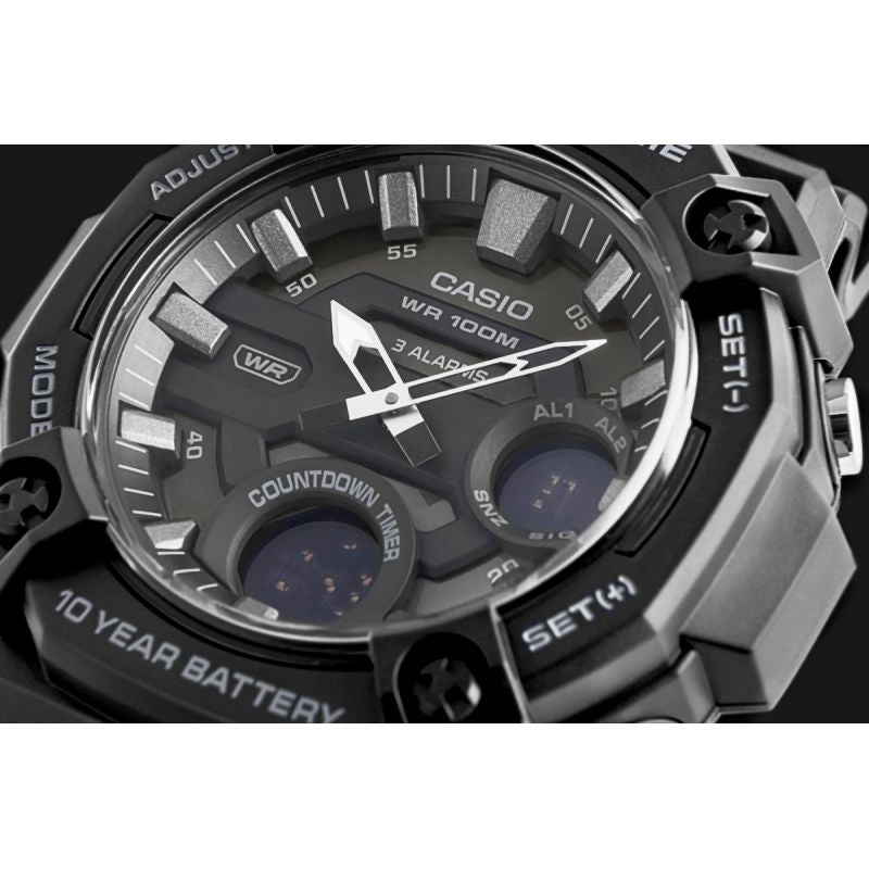 Men's Watch CASIO AEQ-120W-1BVDF + BOX In preparation Your Sports Performance