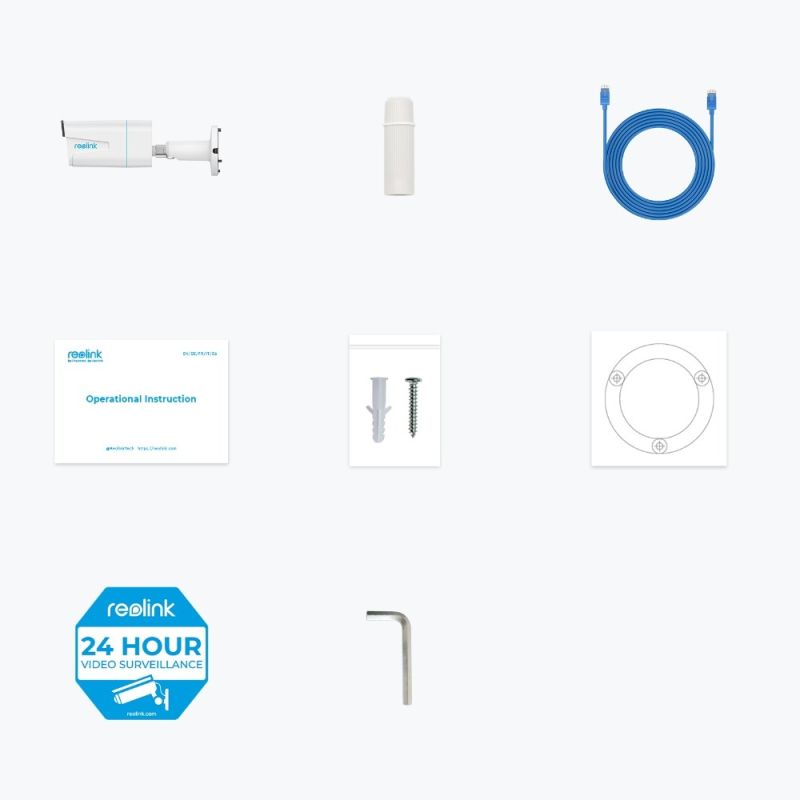 Reolink P430 IP surveillance camera, white CCTV IP/Kamery Your Sports Performance