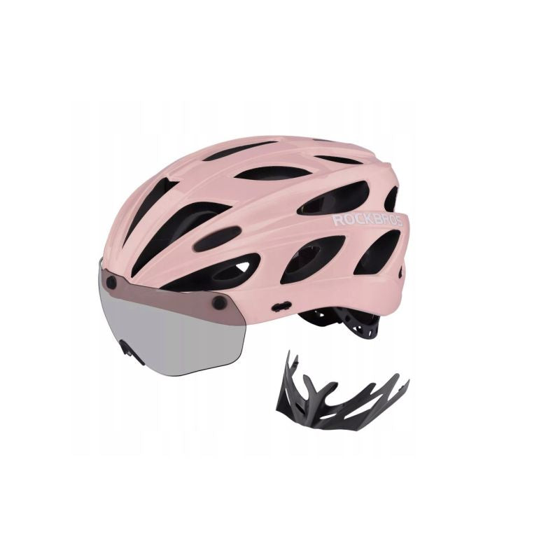 Rockbros bike helmet TT-16-F pink (58-65cm) Rockbros/Odzież Rowerowa/Kaski Your Sports Performance