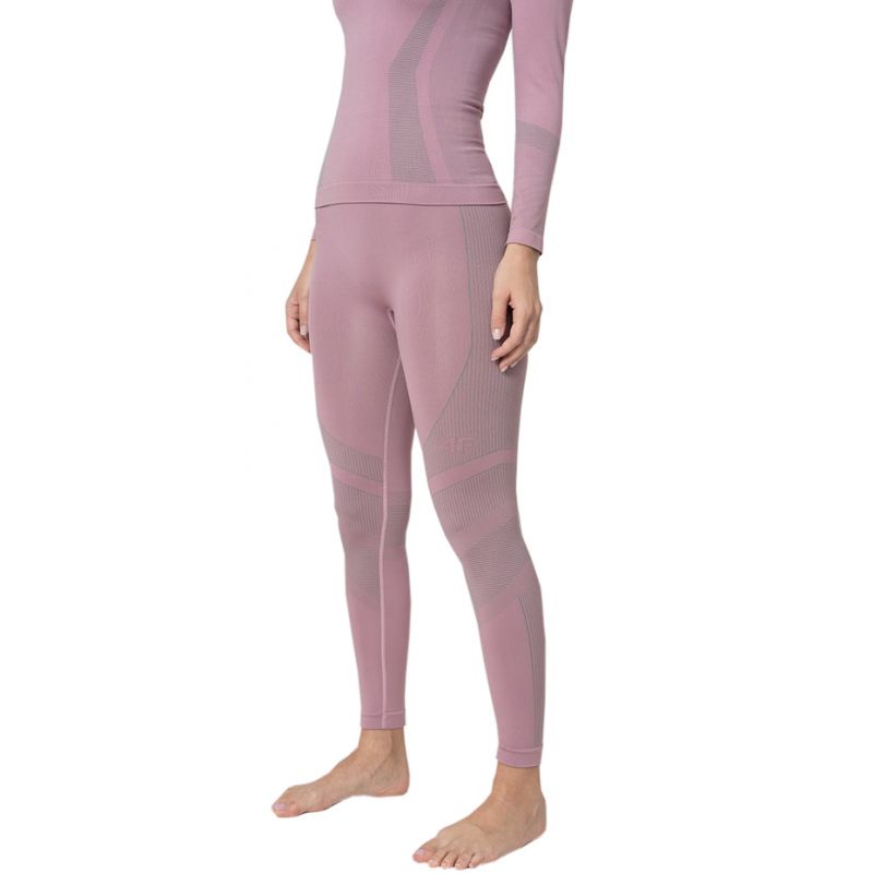 Thermoactive leggings 4F light pink W H4Z22 BIDB030D 53S Clothing/Ski Your Sports Performance