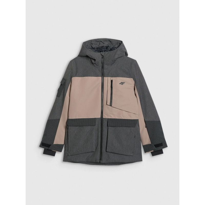 Children's snowboard jacket 10000 membrane 4F 4FJRAW25TTJAU1039-82S *Kategoria tymczasowa Your Sports Performance