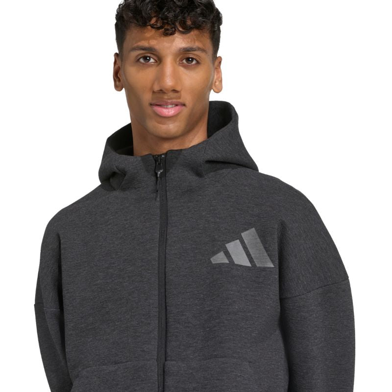 Men's adidas ZNE PR FZ sweatshirt black JM6055 In preparation Adidas