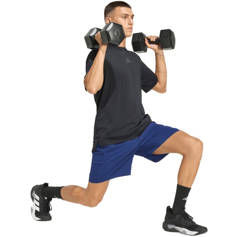 Men's adidas Workout Essentials Base Woven Navy Blue Shorts KD2947