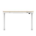 Activejet ET119W-C electric height-adjustable desk, white/oak. Tabletop dimensions: 140 x 70 cm. Biurka/Biurka nowoczesne Your Sports Performance
