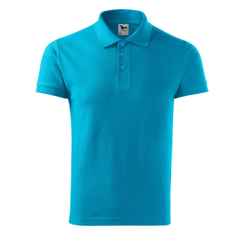 Polo shirt Malfini Cotton M MLI-21244 turquoise Clothing/Lifestyle/T-shirts/Malfini Malfini