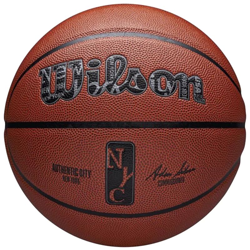 Wilson NBA Authentic City New York Ball WZ2016001XB Basketball Ball Accessories/Balls/Basketball Your Sports Performance