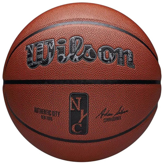 Wilson NBA Authentic City New York Ball WZ2016001XB Basketball Ball Accessories/Balls/Basketball Your Sports Performance