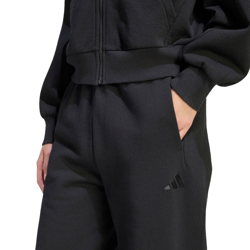 adidas Kit Small Logo Regular Cuffed Women's Pants Black KU7935