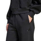 adidas Kit Small Logo Regular Cuffed Women's Pants Black KU7935