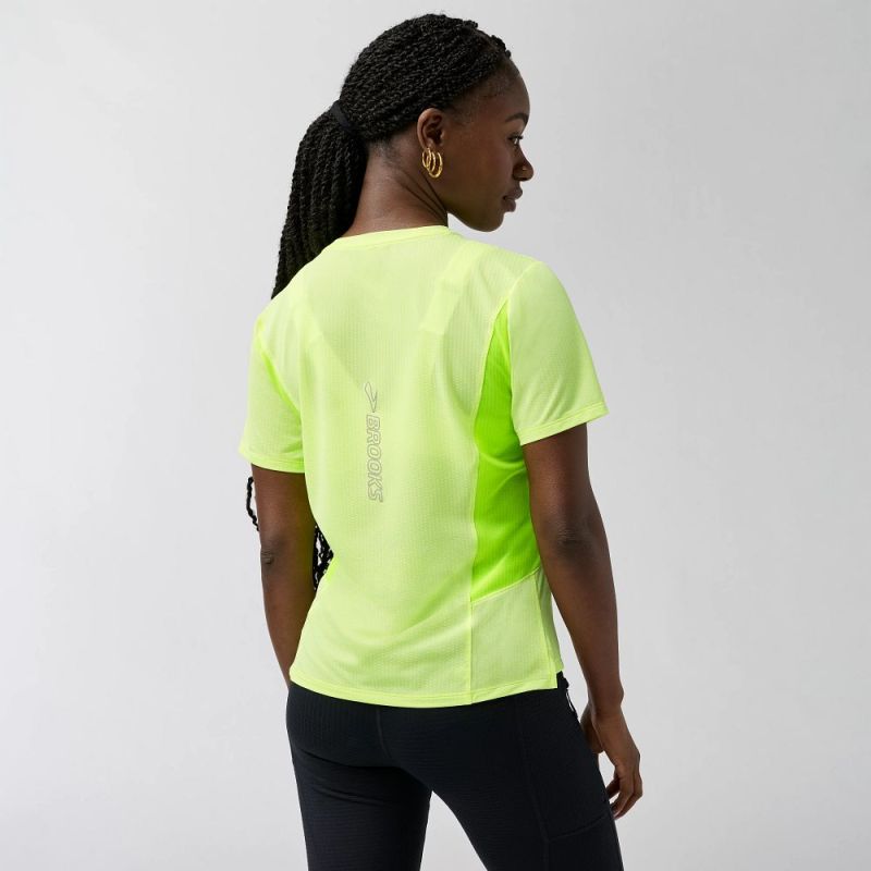 High Point Women's Short Sleeve 2.0 Running Shirt Olive Import z Brooks/Brooks/Koszulki Your Sports Performance