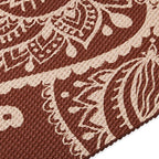 Gaiam Intense Rust Sundial Flower Yoga Mat 5mm 65733 Accessories/Training equipment Your Sports Performance