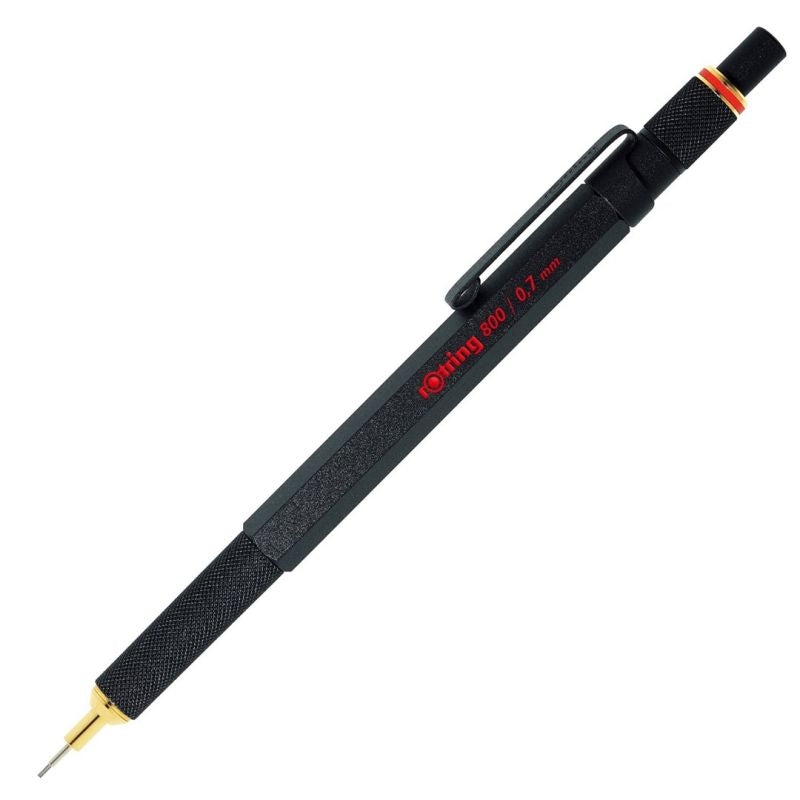 Rotring 800 0.7 Juoda Automatic Pencil Artykuły biurowe/Przybory do pisania (długopisy i pióra) Your Sports Performance