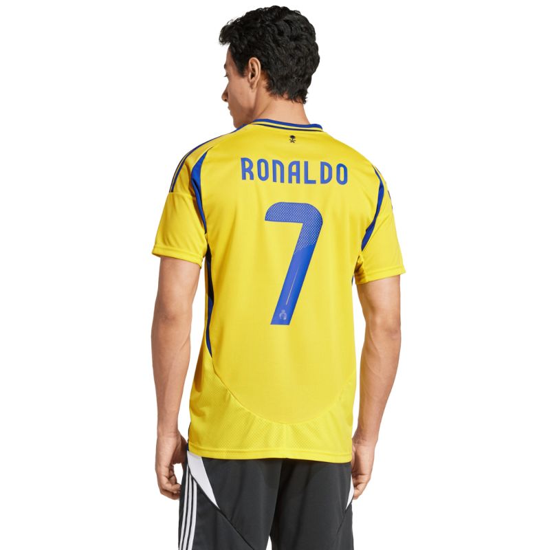 adidas Al Nassr FC 24/25 Ronaldo Home Men's Jersey, Yellow, JP0459