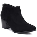 Women’s short heeled ankle boots, black, M.Daszyński MR2624-2