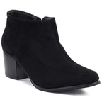 Women’s short heeled ankle boots, black, M.Daszyński MR2624-2