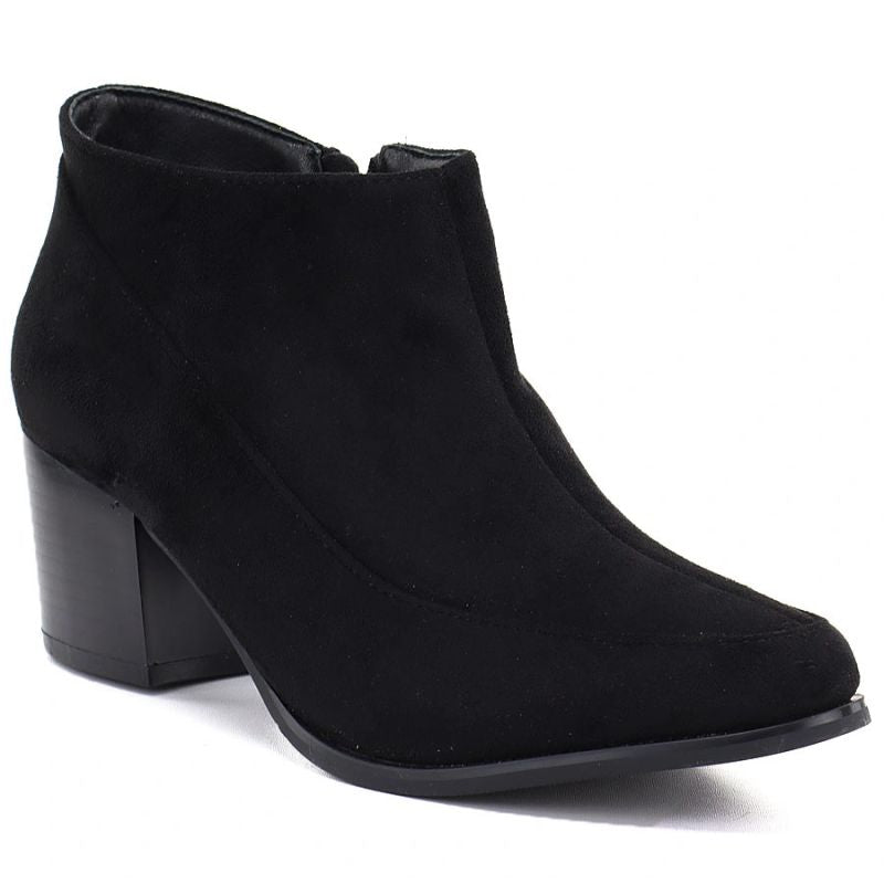 Women’s short heeled ankle boots, black, M.Daszyński MR2624-2