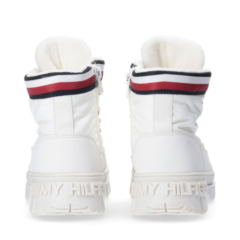 Tommy Hilfiger Lace-Up Bootie Ivory W T3A5-33062-1047101-101 Footwear/Lifestyle/Tommy Hilfiger Tommy Hilfiger