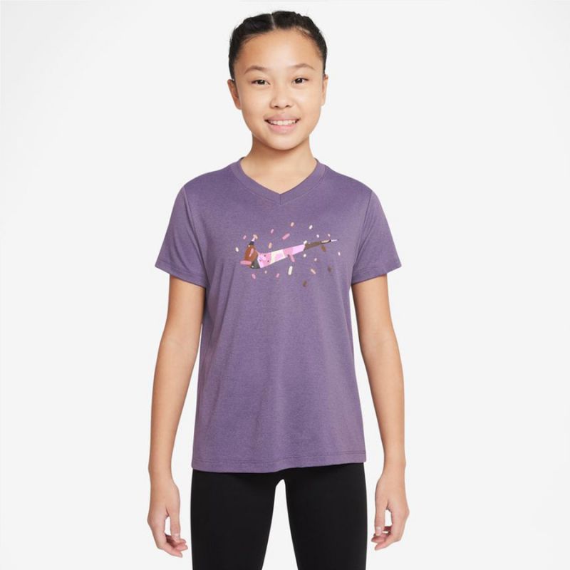 Nike Dri-Fit Jr DV0559 553 T-shirt Clothing/Lifestyle/T-shirts Nike