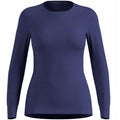 Odlo BL TOP crew neck l/s ACTIVE WARM long sleeve thermal underwear size S Blue Odzież militarna/Bielizna termoaktywna Your Sports Performance