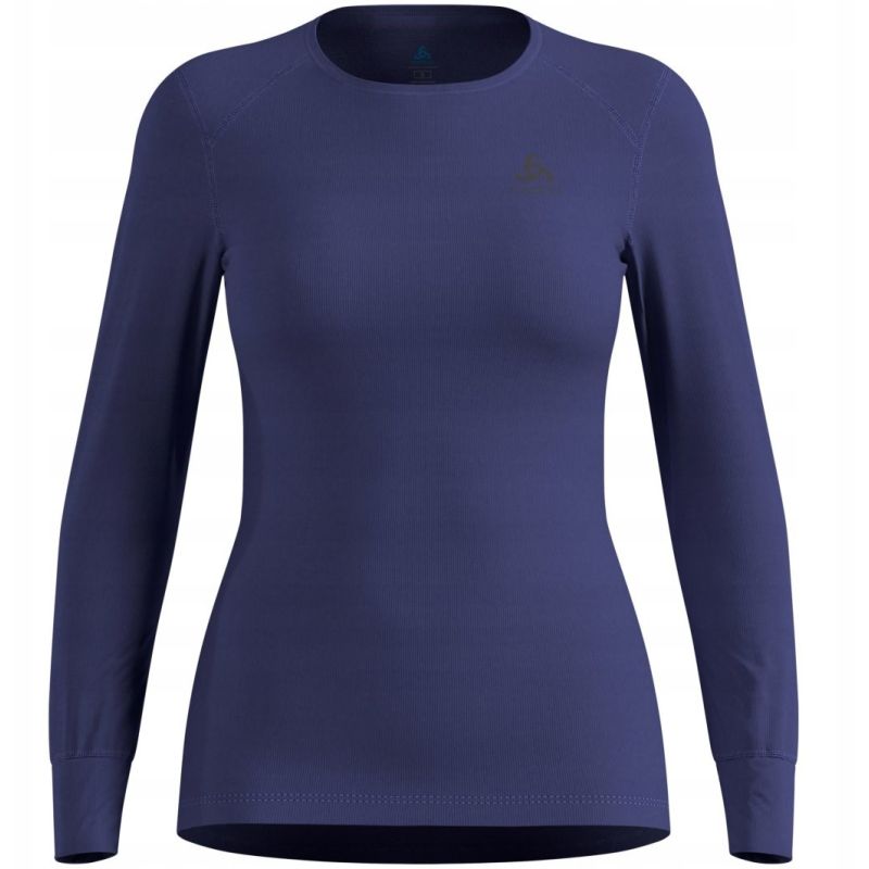 Odlo BL TOP crew neck l/s ACTIVE WARM long sleeve thermal underwear size S Blue Odzież militarna/Bielizna termoaktywna Your Sports Performance
