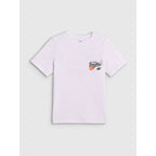 Boys' regular-fit printed T-shirt 4F 4FJRAW26TTSHM4343-10S