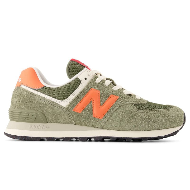 New Balance U574 lifestyle green unisex sneakers (U574BGR) New Balance