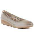 Women's beige wedge shoes Vinceza 39987 Vinceza