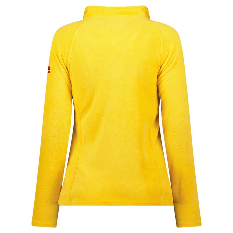 Geographical Norway TUG FZ MUSTARD DB LADY 268 Women's Fleece Jacket (WA1720F/GN-MUSTARD)