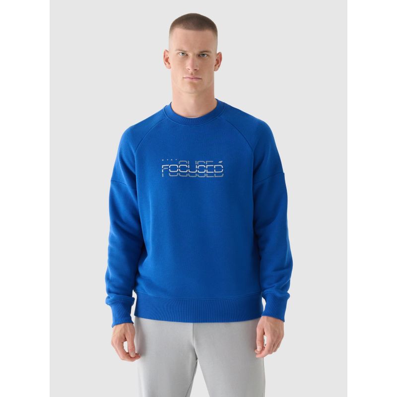 Men's sweatshirt without zipper and hood 4F 4FWAW24TSWSM1255-33S *Kategoria tymczasowa Your Sports Performance