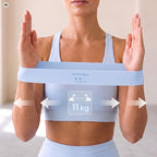 Spokey JUICY medium resistance training band with anti-slip structure
