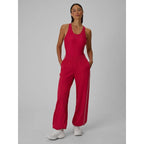 Women's quick-drying wide-leg trousers 4F 4FRSS26TTROF1966-62S 4f