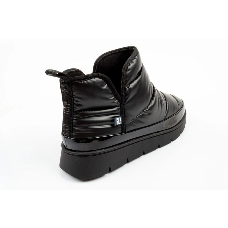 GAP Women's Shoes Alabama Winter Ankle Boots Black Slip-On