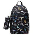 Air Jordan sports school backpack plus pencil case black - 9B0503-F69 Akcesoria i sprzęt koszykarski/Torby i plecaki Your Sports Performance