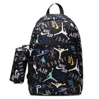 Air Jordan sports school backpack plus pencil case black - 9B0503-F69 Akcesoria i sprzęt koszykarski/Torby i plecaki Your Sports Performance