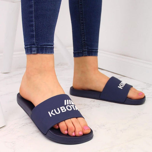 Kubota W KUB1B basic pool flip-flops, navy blue Footwear/Outdoor Your Sports Performance