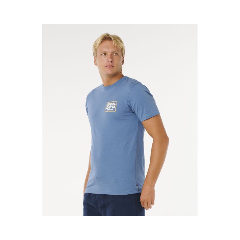 RIP CURL Pacific Rinse Sunrise Tee Men's Blue