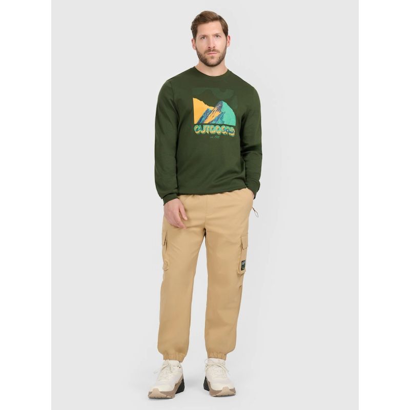 Men's casual cargo pants 4F 4FRAW25TTROM1690-83S 4f