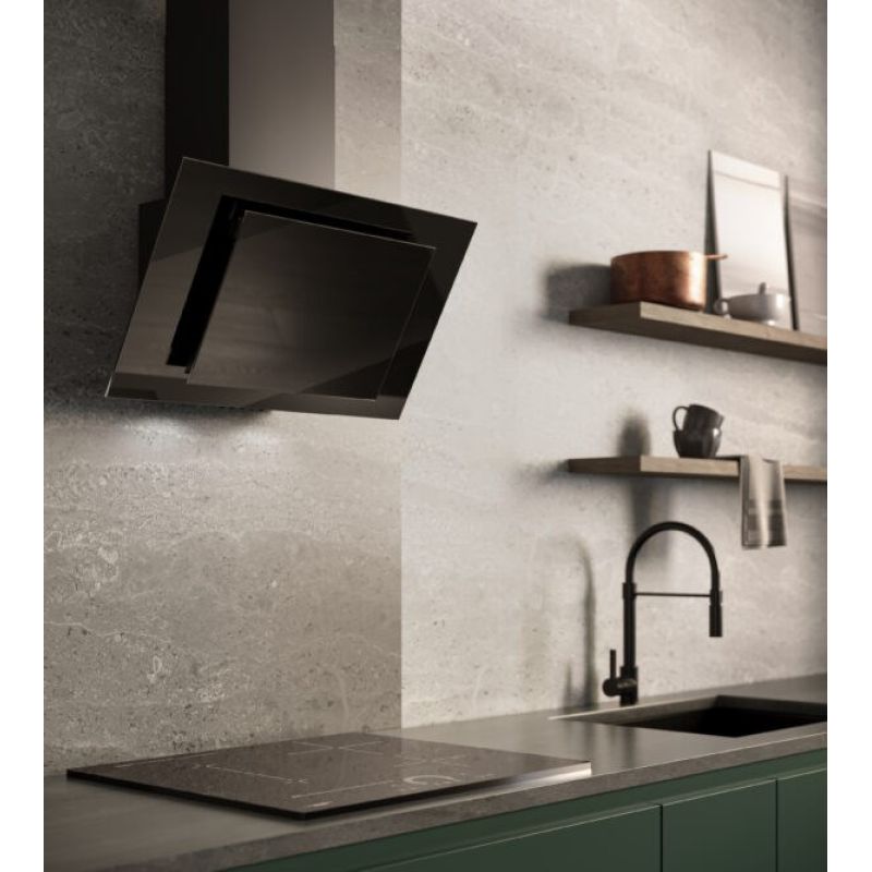 MAAN Vertical Eco Duo Glass hood, black glass front, 60 cm wide. AGD - Produkty/Okapy kuchenne Your Sports Performance