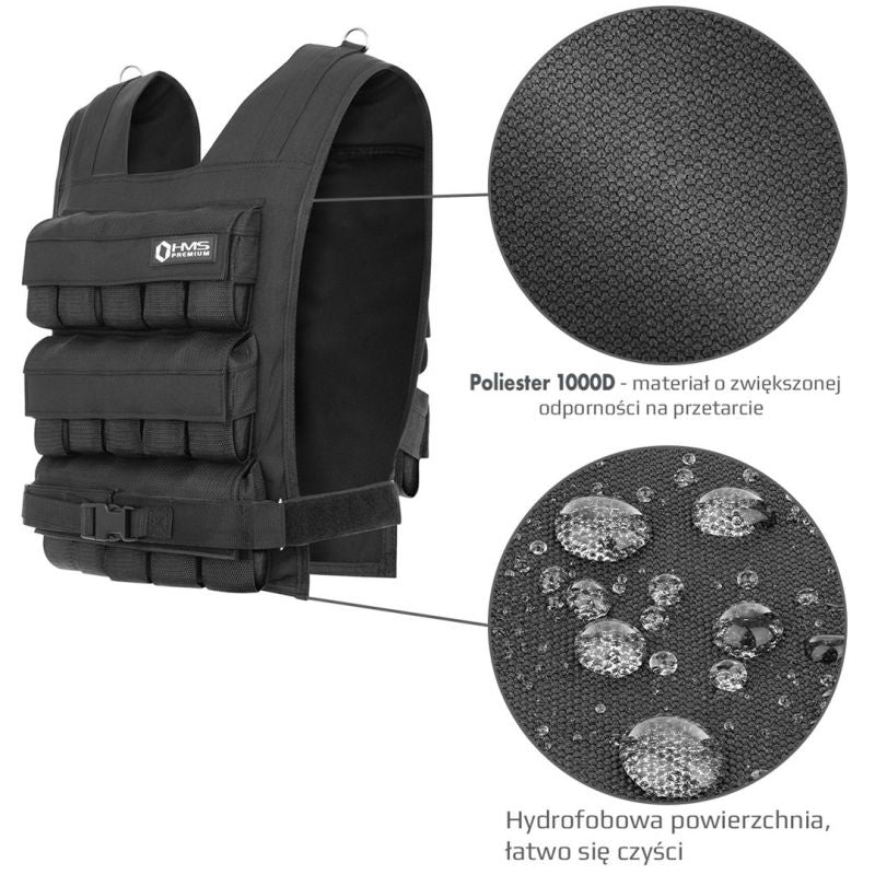 30kg Cordura HMS KTO30 Weighted Training Vest In preparation Your Sports Performance