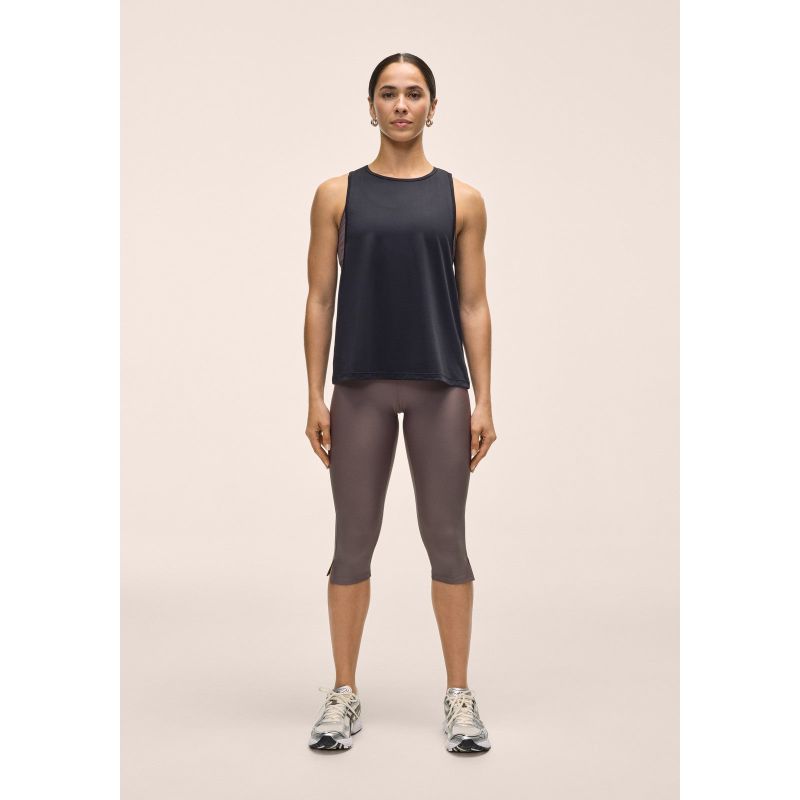 CASALL Women's Laser Mesh Flow Tank Black