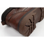 Wrangler men's shoes Gillen leather brown insulated ankle boots