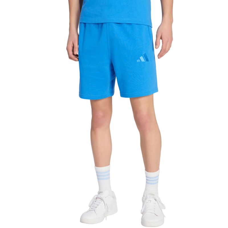 Men's adidas ALL SZN French Terry shorts light blue KC3158