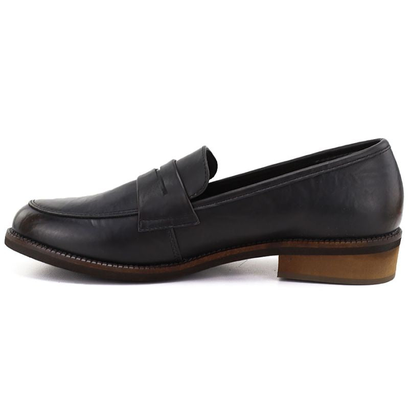 Women's chocolate moccasin shoes Sergio Leone MK-03