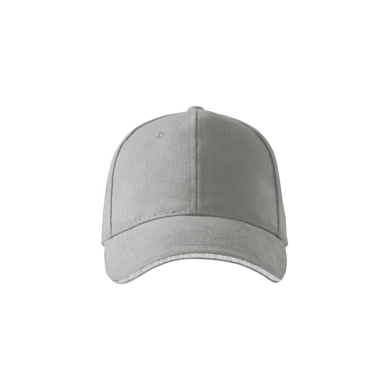 Unisex Sandwich Cap 6P (Light Gray) Malfini