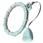 Hula hoop HMS HHM14 with magnets, weight and counter green In preparation Your Sports Performance