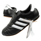 Adidas Women's Taekwondo Sports Shoes Black Leather Slip-On adidas