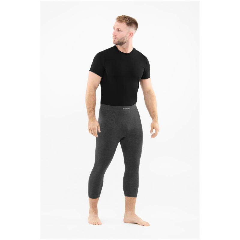 VIKING Tende Man Pants 3/4 PrimaLoft Cashmere Men’s Underwear, Grey