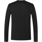 Men's long-sleeve shirt SUPER.NATURAL M LITHOGRAPHY MOUNTAIN LS black